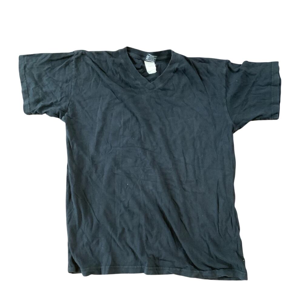 Cottonnet Supreme black v-neck tee